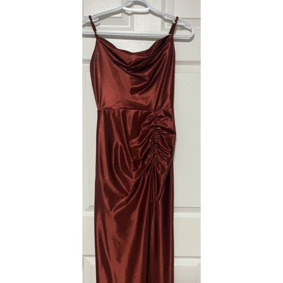 Maxi dress, bridesmaid dress, prom dress (Cinnamon) - Picture 1 of 3
